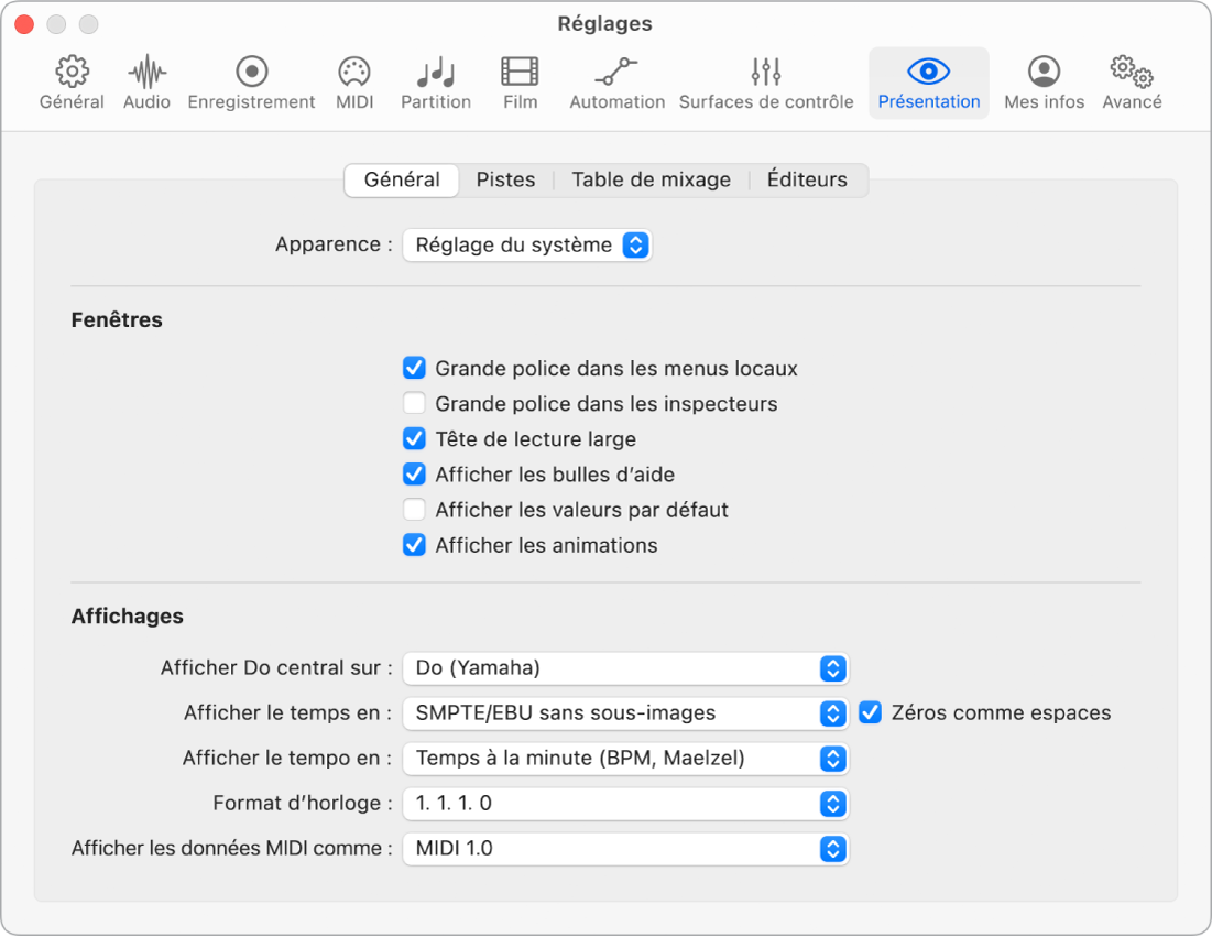 Définir des points de début et de fin d'un projet de Logic Pro for Mac –  Assistance Apple (CA)