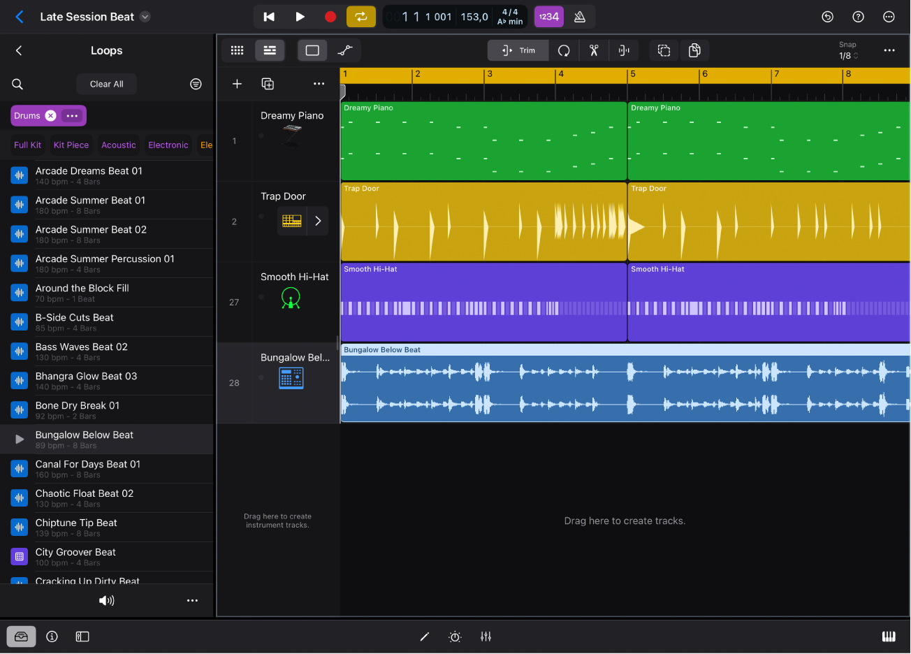 Automation settings in Logic Pro for iPad - Apple Atbalsts (LV)