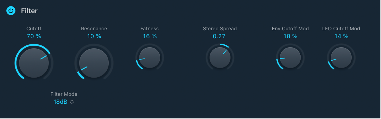 Figure. AutoFilter Filter parameters.