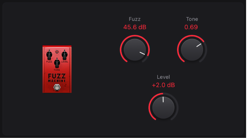 Figure. Fuzz Machine stompbox window.