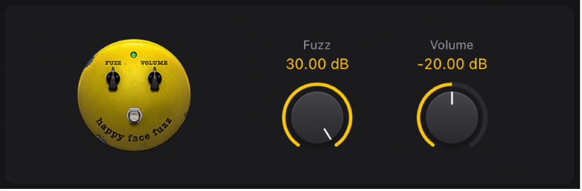 Figure. Happy Face Fuzz stompbox window.