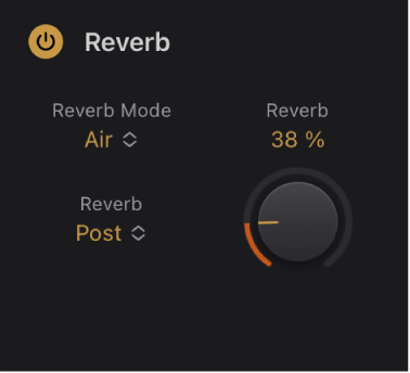 Figure. Vintage B3 Reverb parameters.