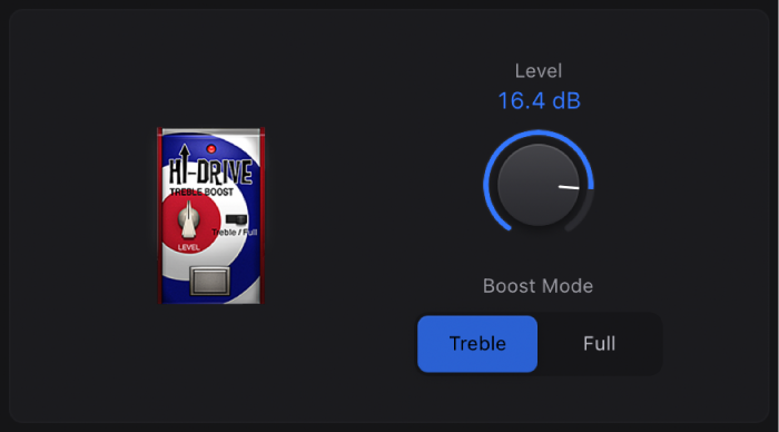 Figure. Hi-Drive stompbox window.