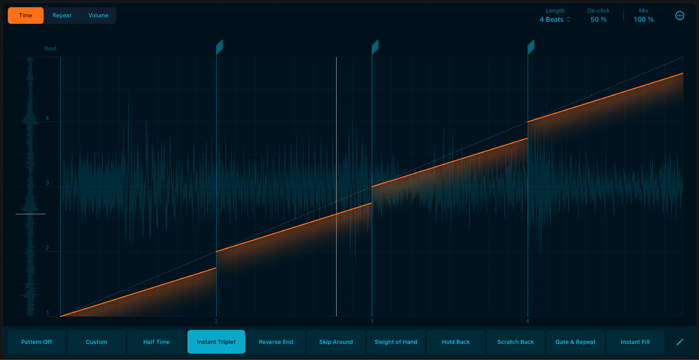 図。Beat BreakerのMain Editor。