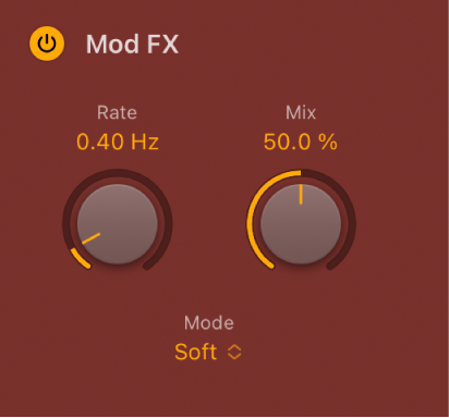 図。Phat FXの「Mod FX」パラメータ。