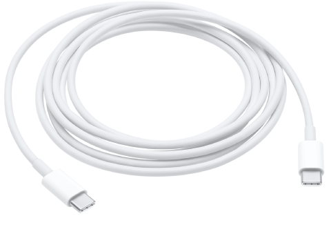 Kabel napajalnika s priključkom USB-C.