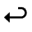 symbol klávesy Return