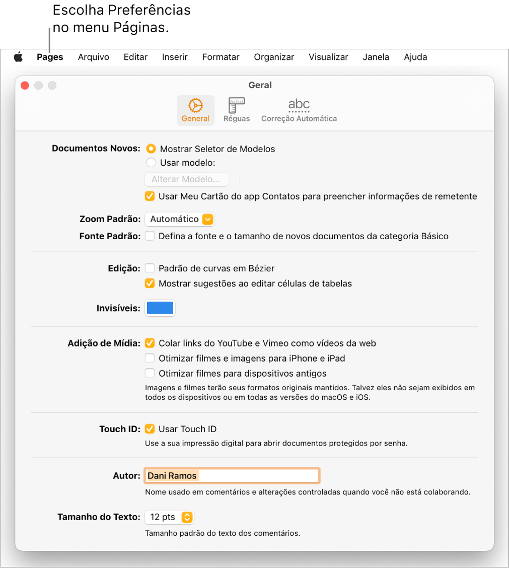 Elevar e abaixar caracteres e texto no Pages do Mac - Suporte da Apple (BR)