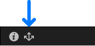 The Share button at the top of the inspector