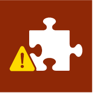 A Missing Plug-in alert icon