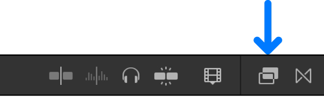 The Effects button in the toolbar