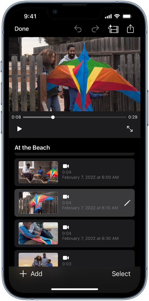 Trim and arrange videos and photos in iMovie - Apple Support