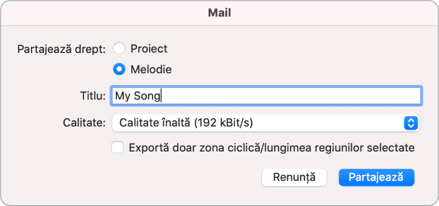 Dialog Mail Drop.