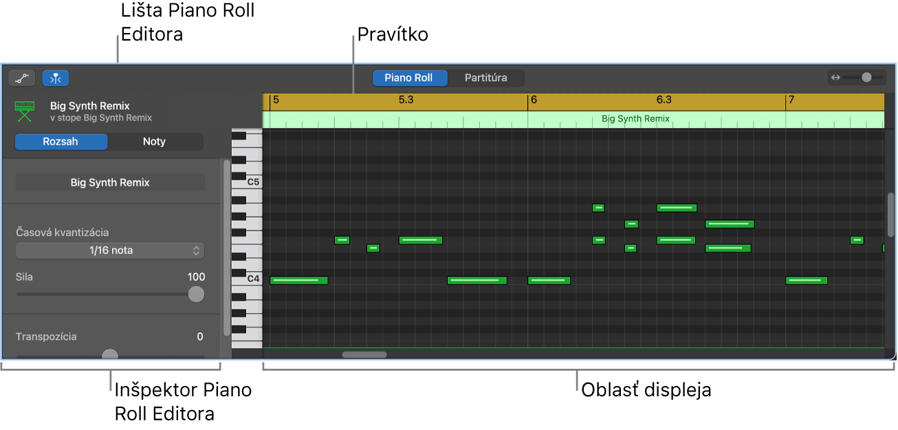 Editor Piano Roll.