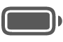 symbolen för ett fulladdat batteri