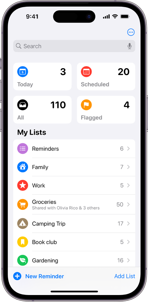 Reminders App