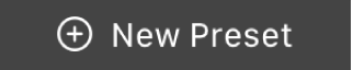 New Preset Touch Bar button