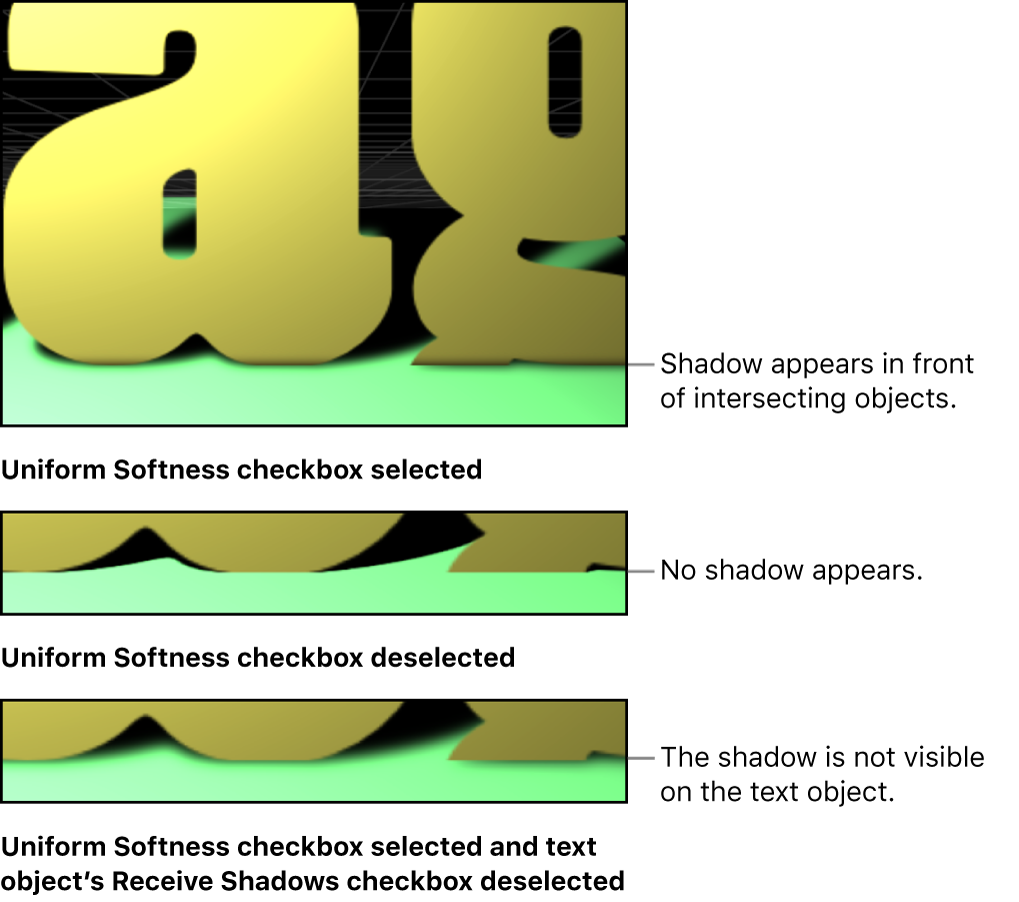 Steuerelemente für 3D-Schatten in Motion - Apple Support (DE)