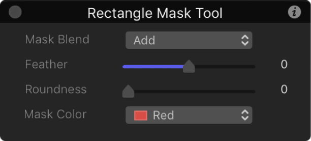 Rectangle Mask Tool HUD