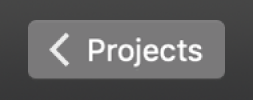 Projects back button in toolbar