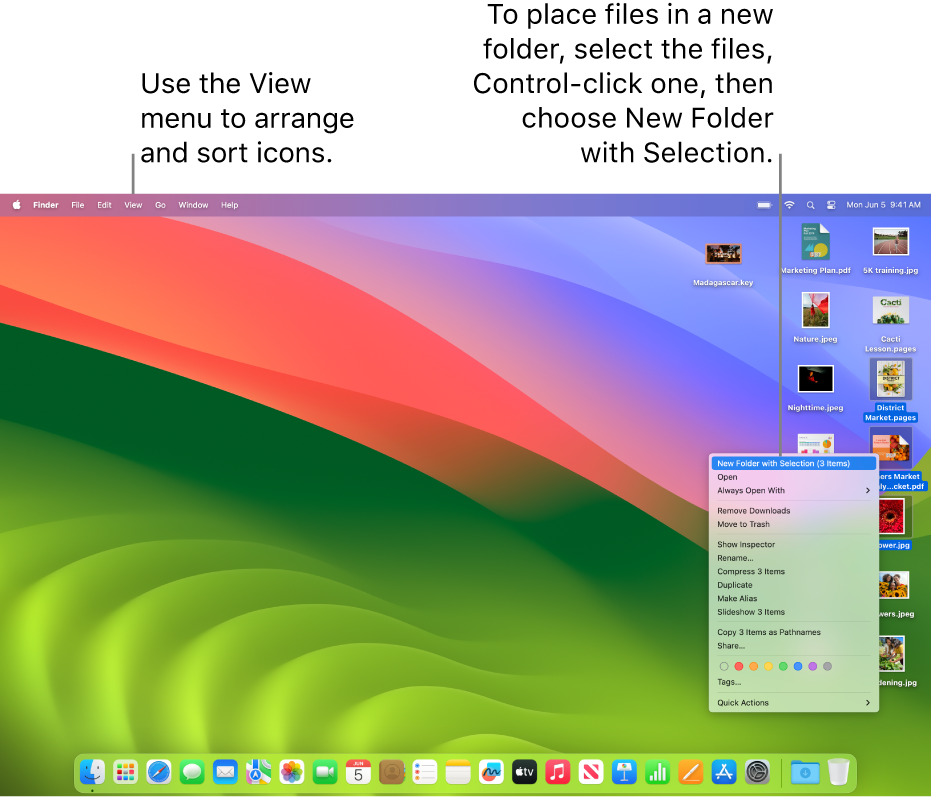 Hør efter hylde Ritual Ways to organize files on your Mac desktop - Apple Support