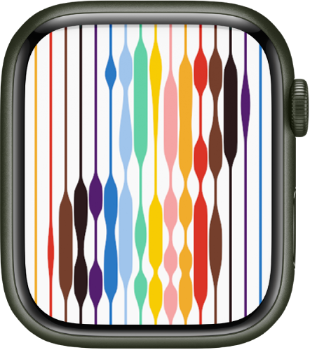 The Pride Threads watch face.