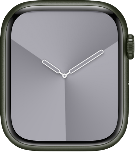 The Gradient watch face, where you can adjust the face color, style, and dial.