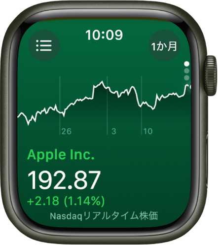 Apple Watchで株価を追跡する - Apple サポート (日本)