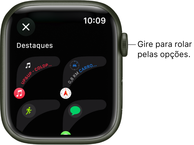 Crie mostradores personalizados do Apple Watch para combinar com