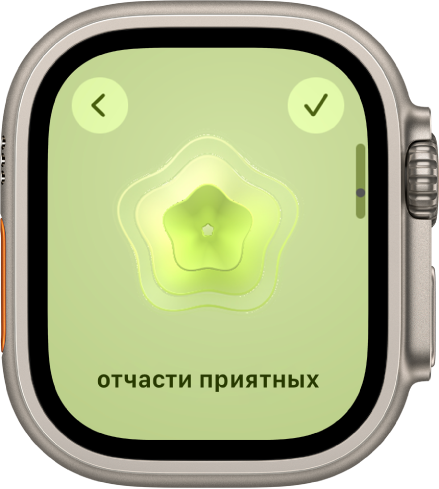 В приложении &laquo;Осознанность&raquo; показан экран &laquo;Настроение&raquo;.
