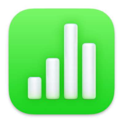 A Numbers app ikonja.