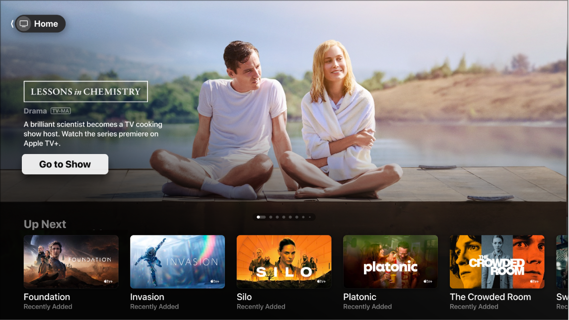 Home In The Apple TV App Apple Support