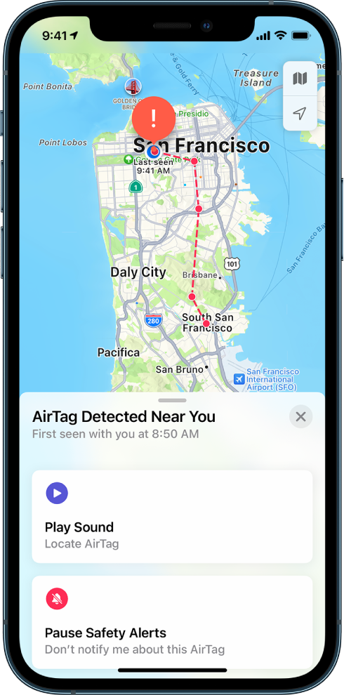 Apple AirTag, Privacy & security guide