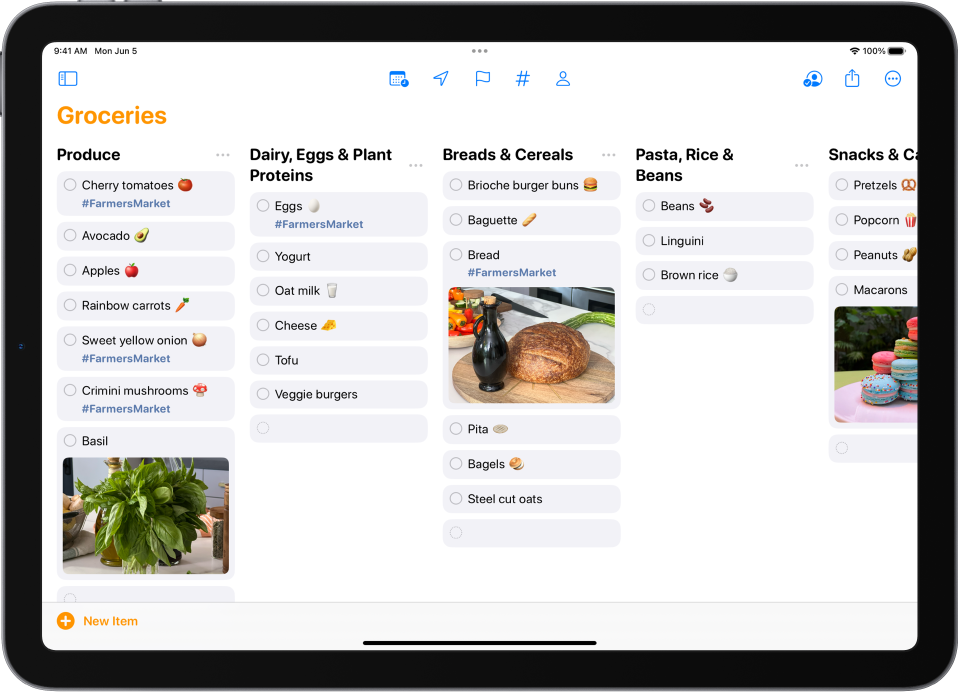 Make a grocery list in Reminders on iPad - Apple Support (IN)