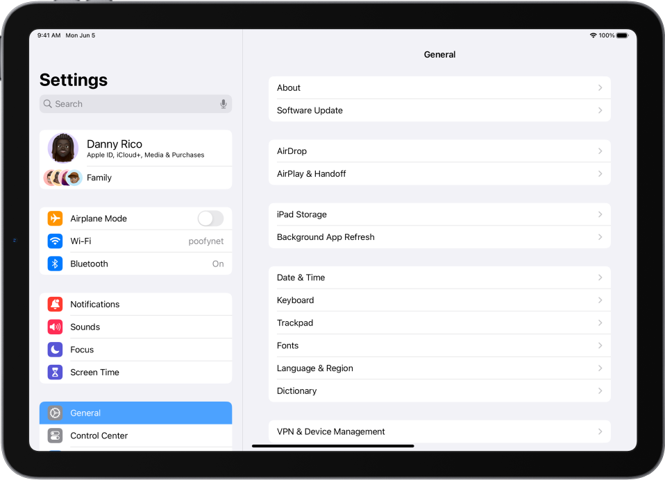 Find settings on iPad - Apple Support