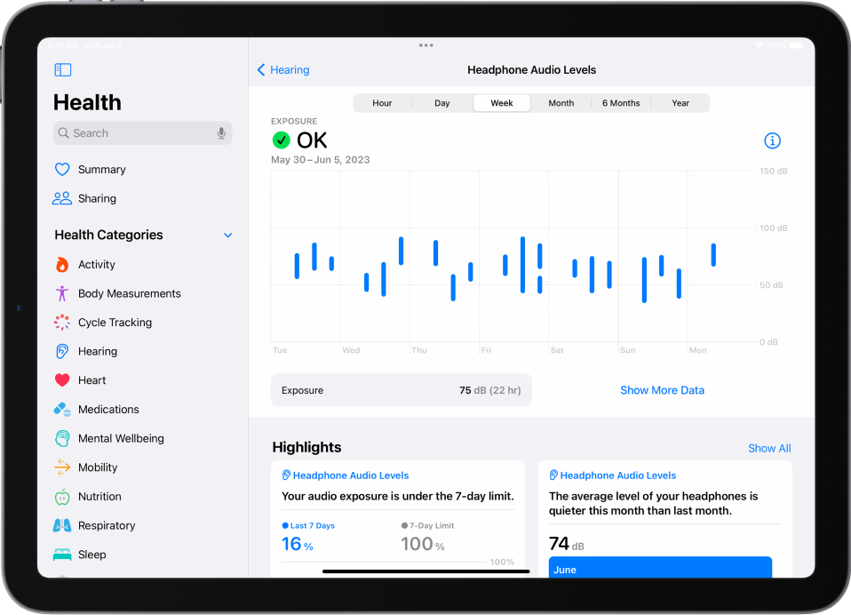 Check your headphone audio levels on iPad Apple Support