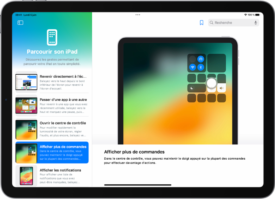 Utiliser l'iPad comme écran secondaire - Assistance Apple (CM)