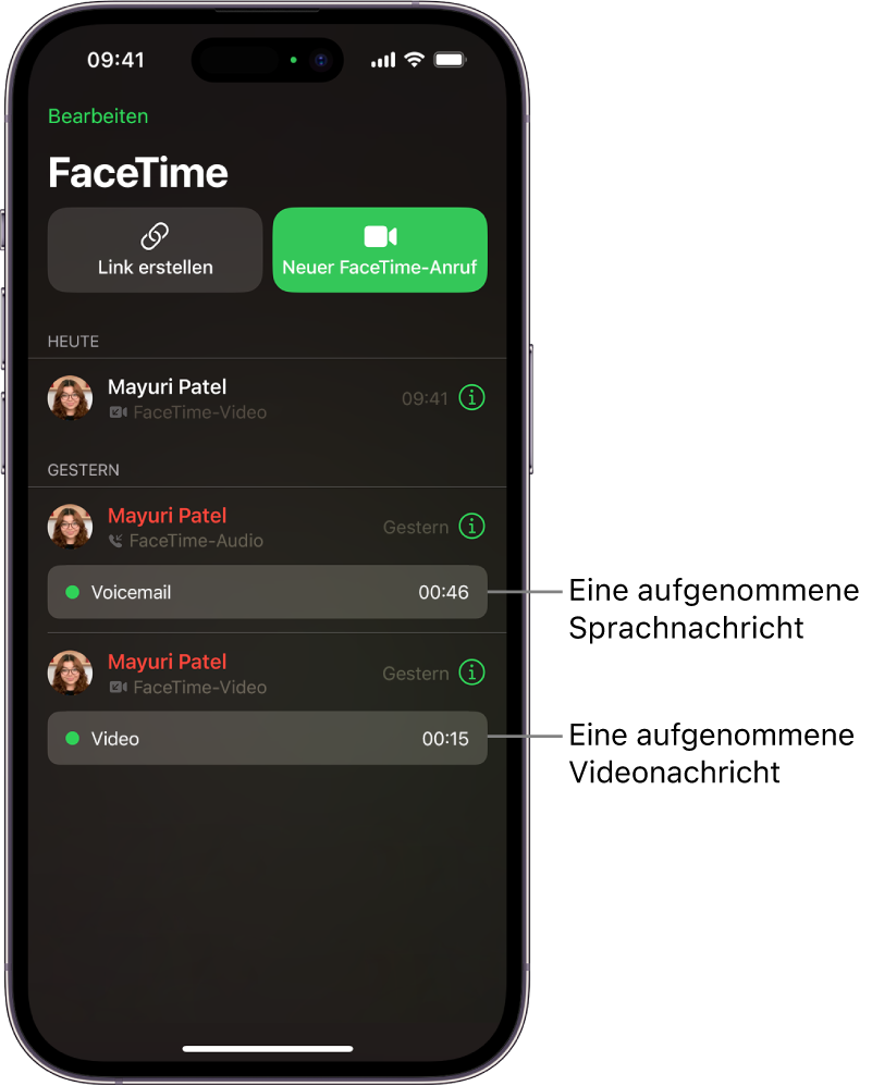 Einführung In Die App „facetime“ Auf Dem Iphone Apple Support Ch