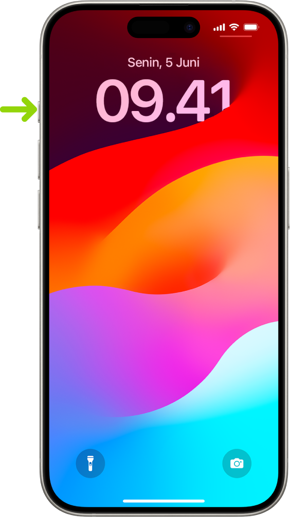 Menggunakan dan menyesuaikan tombol Tindakan di iPhone 15 Pro dan ...