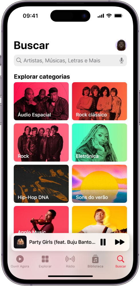 Reproduza músicas no iPhone - Suporte da Apple (BR)