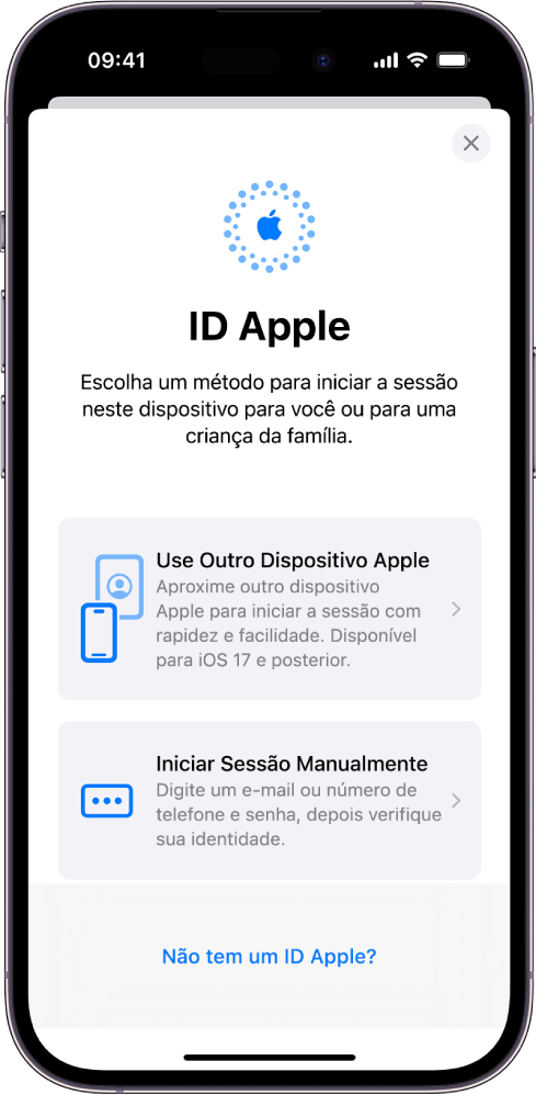 Configurações básicas - Suporte da Apple (BR)