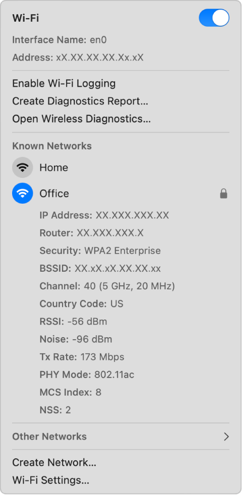 Use the Wi-Fi status menu on Mac - Apple Support