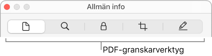 PDF-granskningsverktygen.