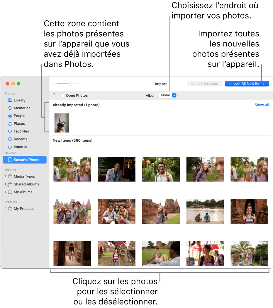 Comment transférer des photos de l'iPhone/iPad vers un disque dur externe ?