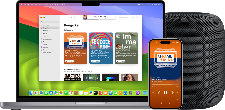 Petunjuk Pengguna Apple Podcasts Untuk Mac - Apple Support (ID)