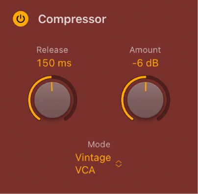 Abbildung. Parameter „Compressor“ von Phat FX