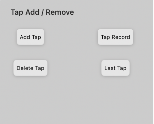 Ilustración. Controles de “Tap Add/Remove”.