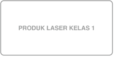 Label Produk Laser Kelas 1.