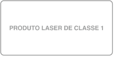 Etiqueta de produto Laser de Classe 1.