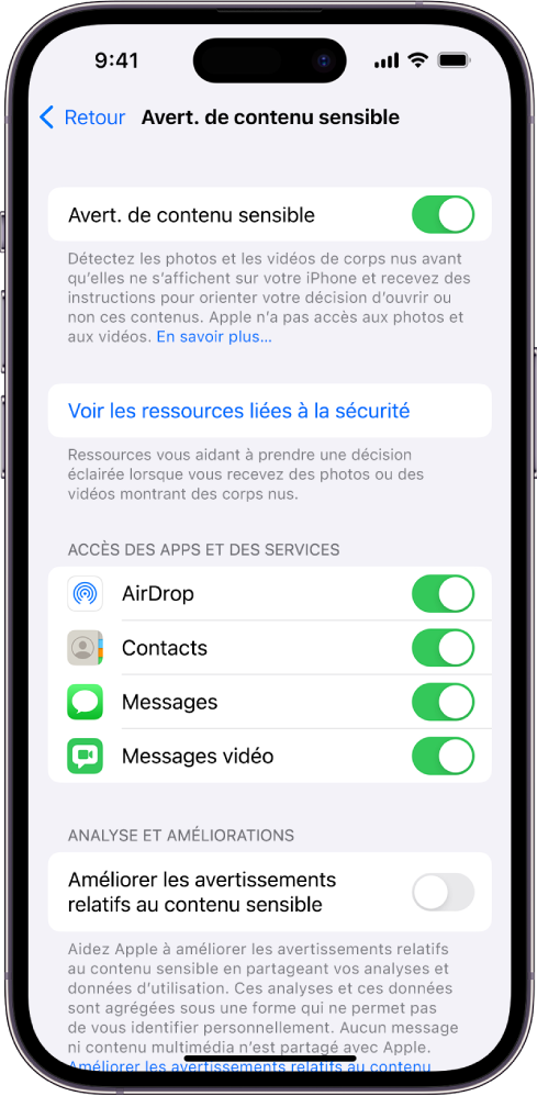 Recevoir Des Avertissements Concernant Les Contenus Sensibles Sur L ...